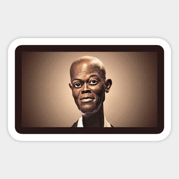 Samuel L. Jackson caricature Sticker by Neiron_